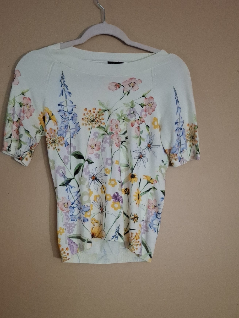 Talbots Spectacular Floral Sweater